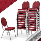 thumbnail of Stapelstuhl 20er Set - Bankettstuhl stabil bis 150 kg in Rot, Raburg David