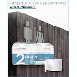 thumbnail of Toilettenpapier, 2-lagig, 64 Rollen x 250 Blatt, 100% Zellstoff, superweiches Klopapier, Großpackung für Gewerbe, Verpackung aus 60% PCR-Anteil