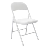 thumbnail of Silla Blanca Plegable Premium Asiento y Respaldo Acolchado en Polipiel PU – Diseño Ergonómico y Cómodo (78x45x45 cm)