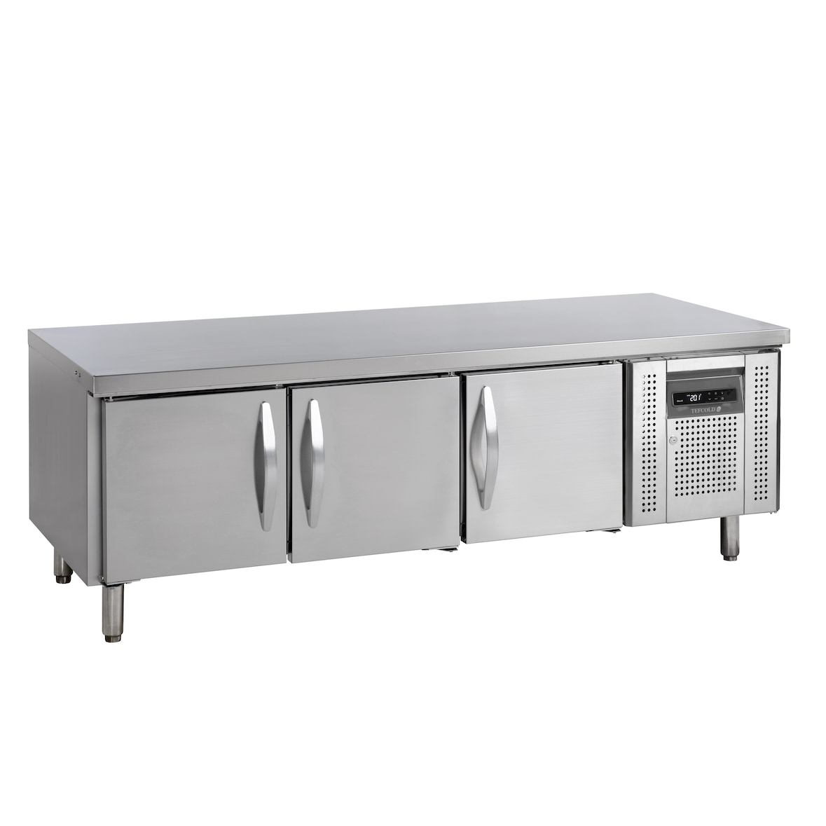TEFCOLD Bajo mostrador GN1/1 UC5310 TEFCOLD, acero y vidrio, refrigeración profesional, Acero inoxidable SS
