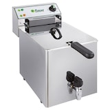 thumbnail of Friggitrice elettrica da banco da 10 litri, Fimar FR10RN, dotata di rubinetto di sicurezza, produzione oraria 11 kg/h, Trifase