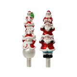 thumbnail of Christbaumspitze Glas 31cm 1 Stück sortiert - rot / weiß