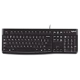 thumbnail of Logitech K120 Corded Keyboard Tastatur Büro USB QWERTY US International Schwarz