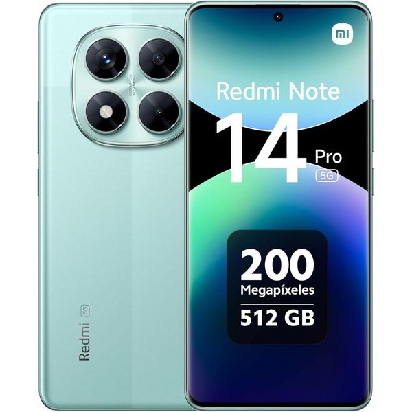 Xiaomi Redmi Note 14 Pro 5G 512GB 12GB RAM Dual Korallengrün EU