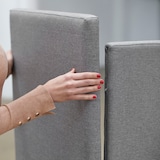 thumbnail of ROCADA 1806-4-1 Be Soft Einzelsitz+ Tisch schwarz/grau125x129x68cm, grau