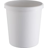 thumbnail of Corbeille à papier en plastique, ronde, 45 litres, gris lumière