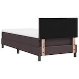 thumbnail of vidaXL Boxspringbett mit Kopfteil Dunkelbraun 80 x 200 cm Stoff