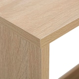 thumbnail of vidaXL Bartisch mit 2 Tischplatten Eichenoptik 130 x 40 x 120 cm