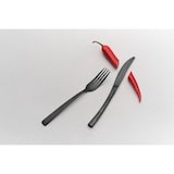 thumbnail of Comas juego de cubiertos Hidraulic, Satin Black, 24 Piezas, Acero inoxidable 18% nickel free, 3mm, 6 Personas