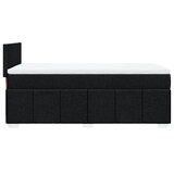 thumbnail of vidaXL Boxspringbett mit Matratze Schwarz 80x200 cm Stoff