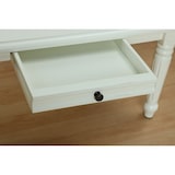 thumbnail of Amaretta Couchtisch antik weiß, antik patiniert 100x100 cm mit 1 Schublade.