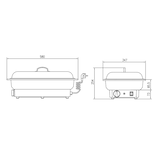 thumbnail of GastroHero Elektro-Chafing Dish ECO GN 1/1 Kunststoff/Edelstahl