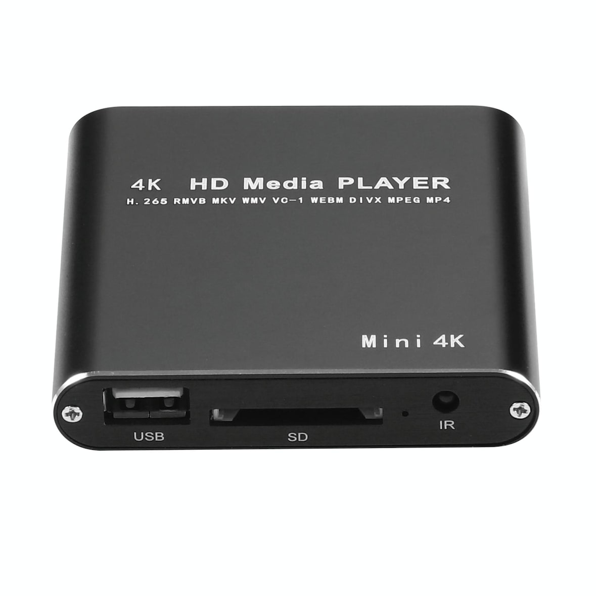 Passerelle Multimédia 4K USB HDMI Audio Vidéo 4G Stockage Lecture Automatique Noir YONIS