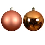 thumbnail of 16 Weihnachtskugeln Kunststoff 4cm klein & bruchsicher Christbaumkugeln Weihnachtsbaumkugeln Christbaumschmuck Weihnachtsbaumschmuck Uni Warmorange
