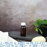 thumbnail of 5x Frascos Spray em Vidro Âmbar 60 ml com Tampas + 5 Lousas e Giz – Óleos Essenciais e Cosméticos