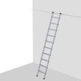 thumbnail of Aluminium-Regalleiter, einhängbar, 10 Stufen