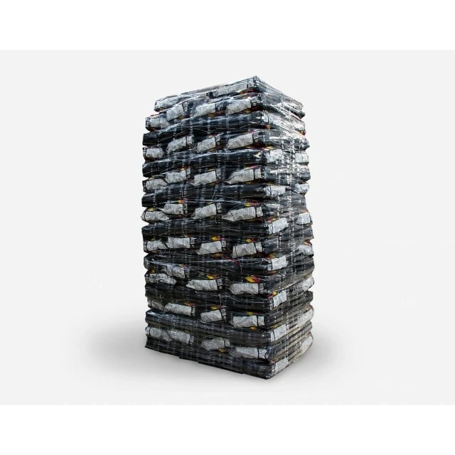 Palete de 252 Sacos de Briquetes de Carvão de 3 quilos - 756 Quilos