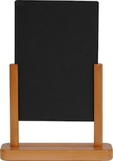 thumbnail of METRO PROFESSIONAL Gastro Tischaufsteller mit Kreidetafel, Teakholz, 17.5 x 15.5 x 5 cm, braun