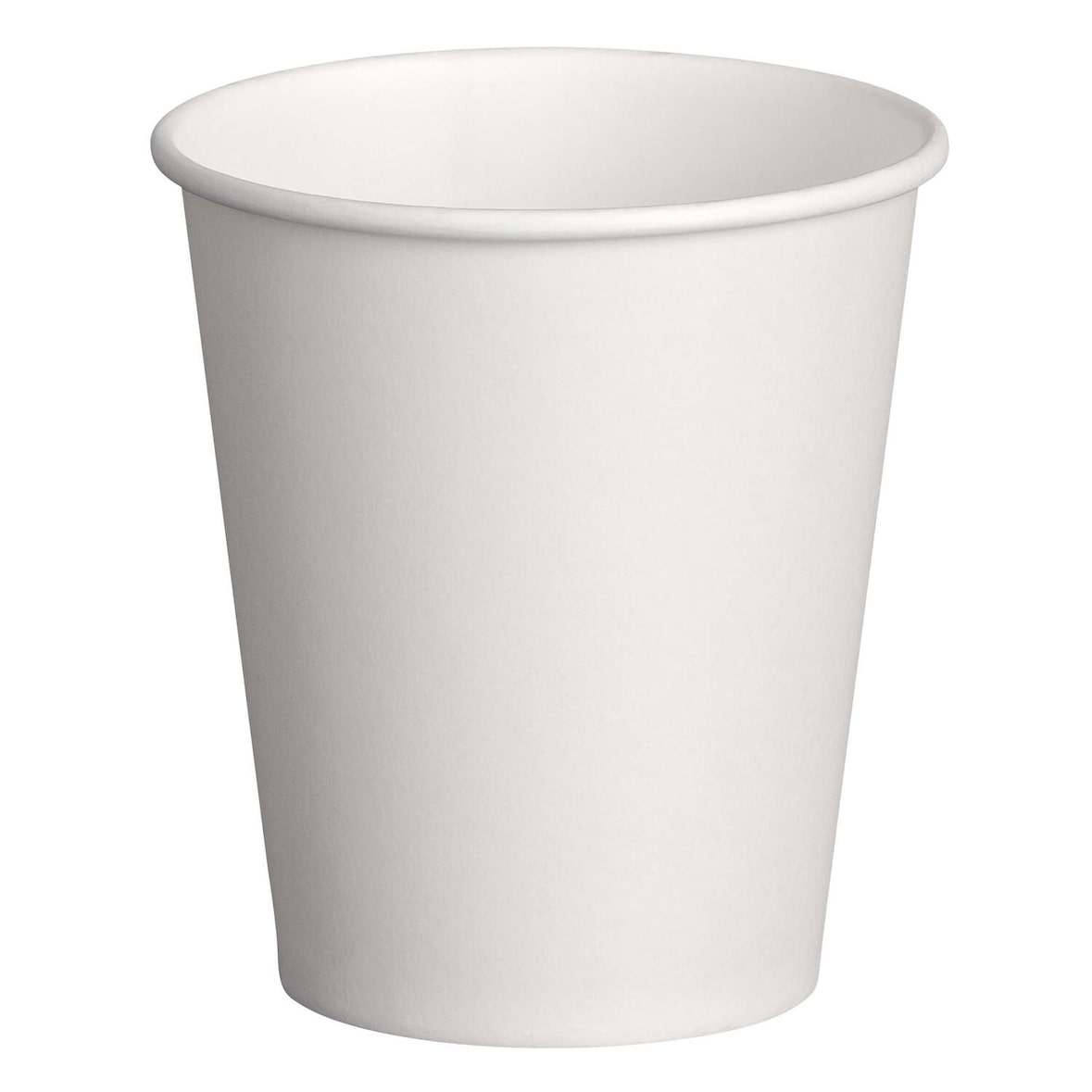 200x Heiß- und Kaltgetränkebecher weiß Pappe beschichtet 300 ml 330ml  | 12oz