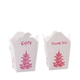 thumbnail of 450 Asia Snack & Nudelboxen Asiaboxen weiß mit China Pagode Motiv 16oz 500ml
