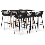thumbnail of vidaXL 7-tlg. Bar-Set Schwarz