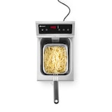 thumbnail of Hendi frituurpan met inductie-aftapkraan en 8 liter inhoud van roestvrij staal