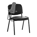 thumbnail of silla conferencia Ken con mesa plegable Negro