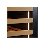 thumbnail of Cantina vini premium Black per 36 bottiglie mono temperatura a refrigerazione ventilata - ripiani in legno