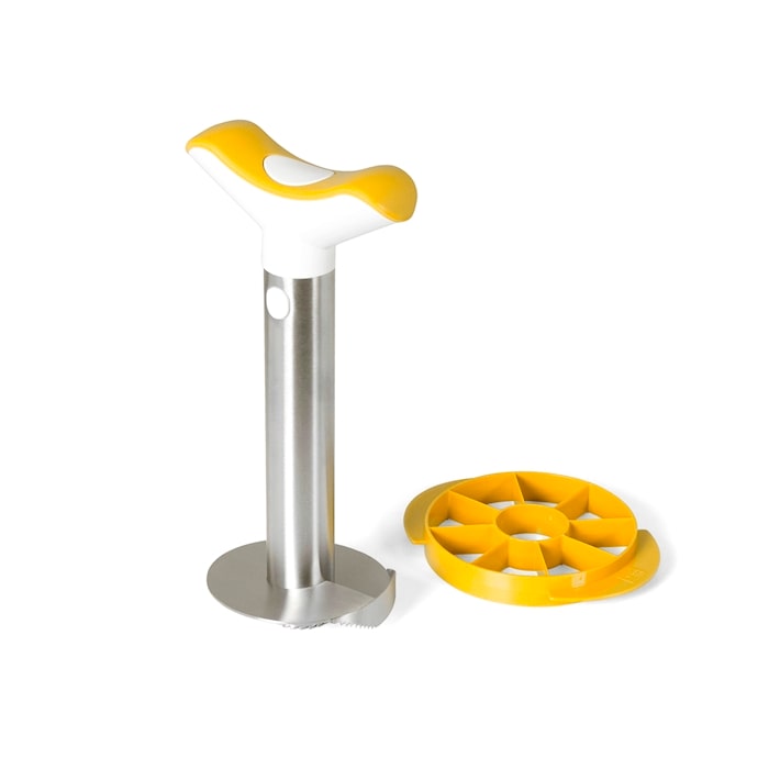 Ananasschneider tomorrow's kitchen Edelstahl mit Griff und Kunststoffschneider cm 10