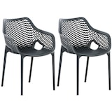 thumbnail of Set van 2 Tuinstoelen Air donkergrijs