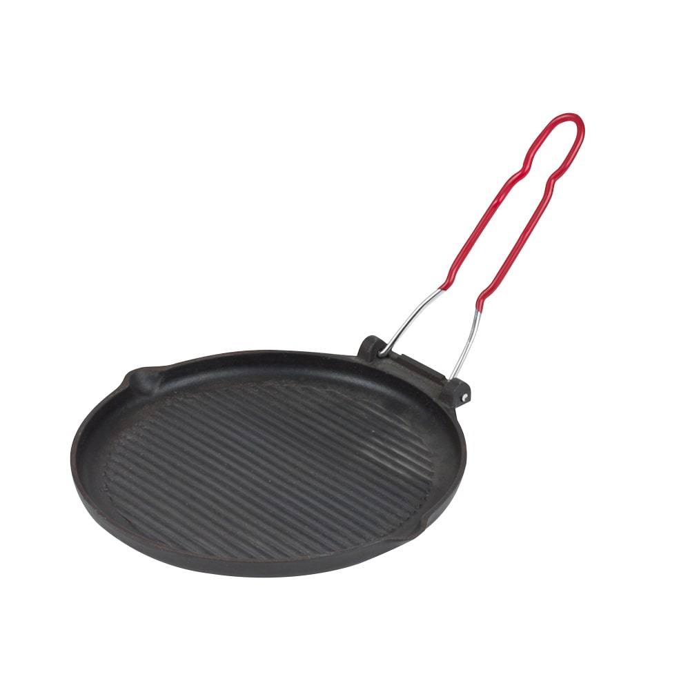 Grill rond en fonte 23cm -  Noir Rond Fonte émaillée Invicta 25.50x25.50 cm