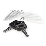 thumbnail of Helloshop26 - Cassetta postale da parete rossa da giardino dal design contemporaneo 1013004