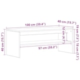 thumbnail of vidaXL TV-Schrank Sonoma-Eiche 100x40x40 cm Holzwerkstoff