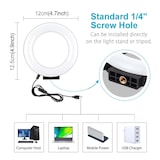 thumbnail of Ring Light LED 12cm Pour Selfie Beauté Et Vlogging Portable USB YONIS
