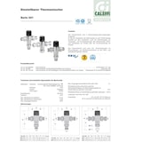 thumbnail of Caleffi Brauchwassermischer 3/4 Zoll Mischbatterie Thermomischer Verbrühschutz