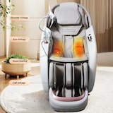 thumbnail of Massagesessel, Zero Gravity Funktion,Bluetooth und Heizung,Massagestuhl Relaxsessel mit Wärmefunktion,Massagestuhl mit SL-Schiene weiß【GH-L11】