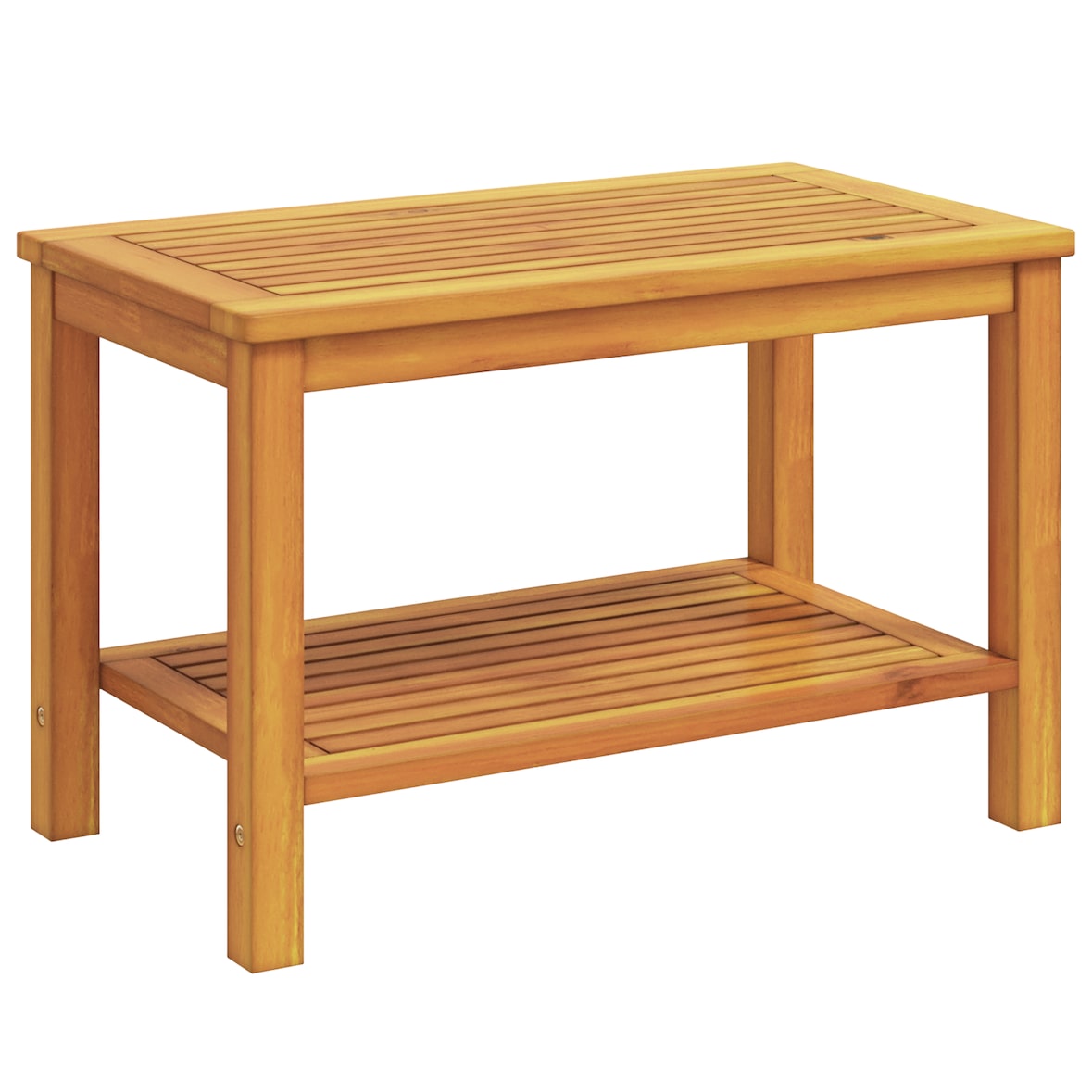 vidaXL Couchtisch 90x50x45 cm Massives Akazienholz