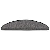 thumbnail of vidaXL Stufenmatten 15 Stk. 56x17x3 cm Beige und Grau Halbrund