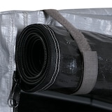 thumbnail of Gerätehaus HWC-N61, Gartenschuppen Geräteschuppen Gartenhaus, Alu UV-Schutz wasserfest, 201x201x201cm ~ silber