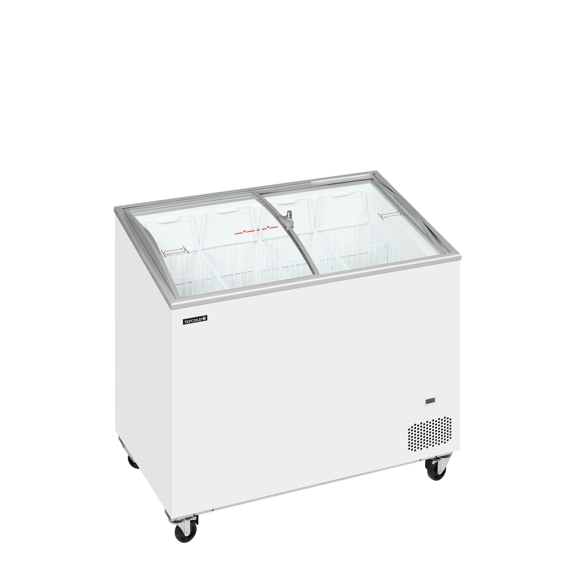 TEFCOLD Eiscrem-Gefriertruhen IC301SCEB 264l Weiß