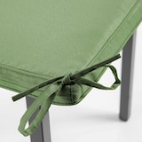 thumbnail of Set van 4 cactusgroene polyester stoelhoezen 40x40x3 cm