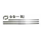 thumbnail of Hoekstang universeelstang ALU zilver glanzend 3 stuks