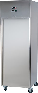 thumbnail of Romux® Gefrierschrank mit 1 Tür 68 cm mit Umluftkühlung | Gastro Gefrierschrank aus Edelstahl mit 430 L Kapazität - 3 Einlegeböden und 480 W