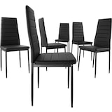 thumbnail of tectake Ensemble table + 6 chaises - noir/noir - 404381