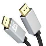 thumbnail of Helos Anschlusskabel, DisplayPort Stecker/Stecker, PREMIUM 8K, 3,0m, schwarz