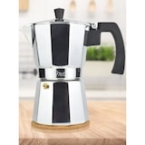 thumbnail of Milu 5049 Espressokocher-Set klassisch aus Aluminium (5-tlg.) für 6 Tassen mit vielen Extras