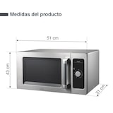 thumbnail of Microondas Lacor 25 Lts tempo pro Acero Inoxidable