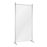 thumbnail of Cloison mobile Plexiglass Souple Transparent cadre alu H 201 x L 100 cm