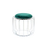 thumbnail of Kayoom Beistelltisch / Pouf Comfortable 110 Dunkelgrün / Silber