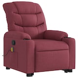 thumbnail of vidaXL Massagesessel mit Aufstehhilfe Weinrot Stoff